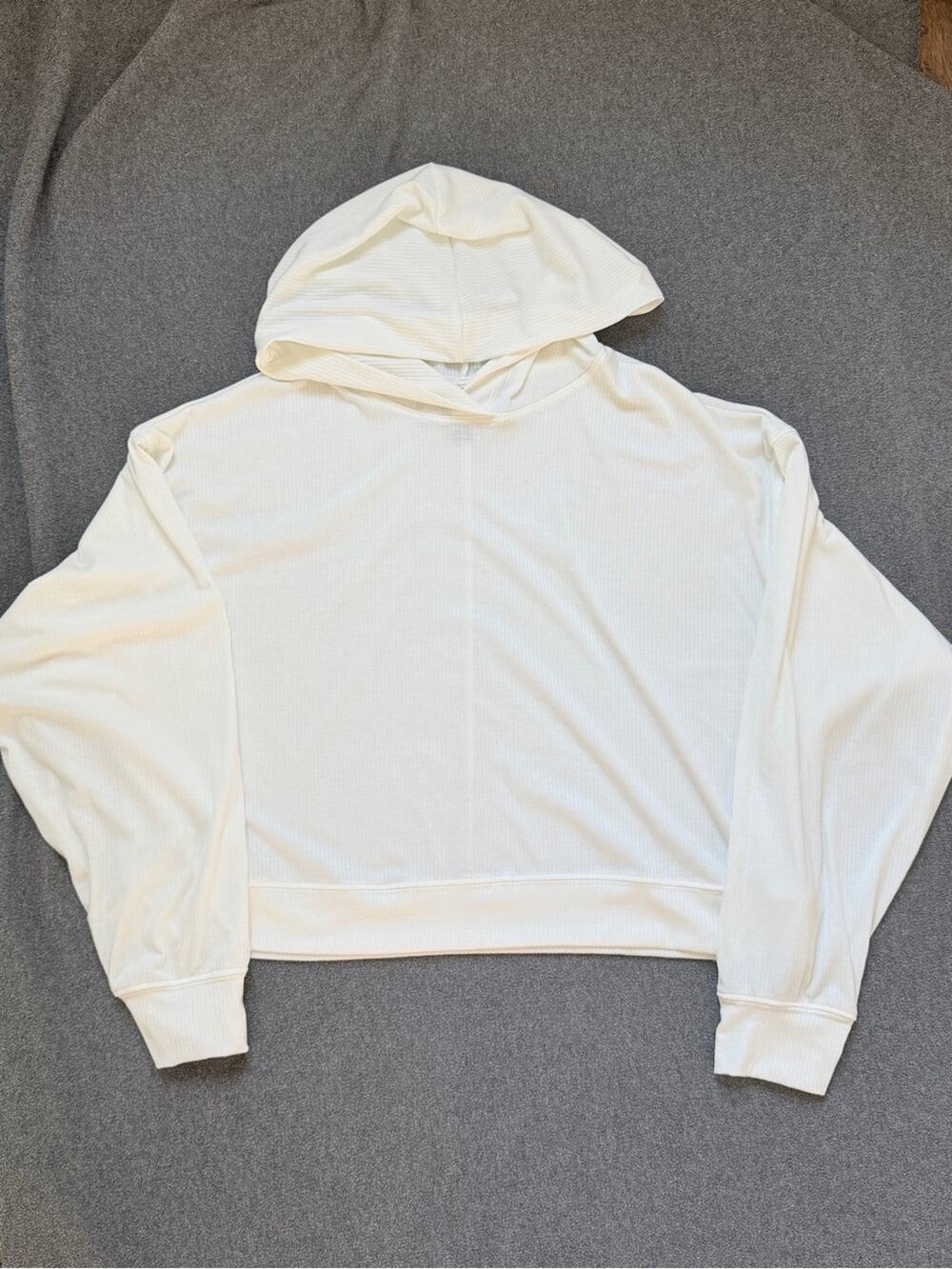 White Hooded Sweatshirt large streetwear soft girl cali style indie